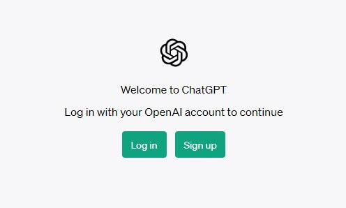 Create an account on openai