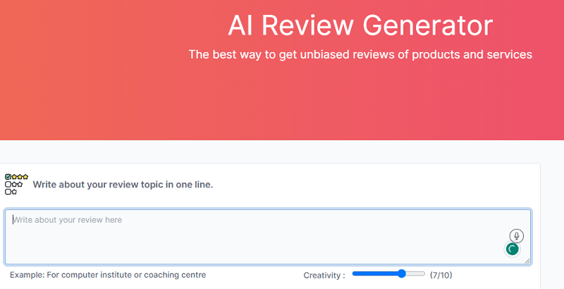 toolbaz review generator