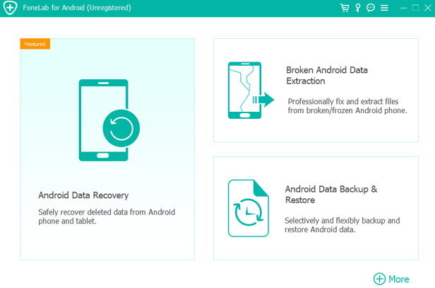 choose android data recovery
