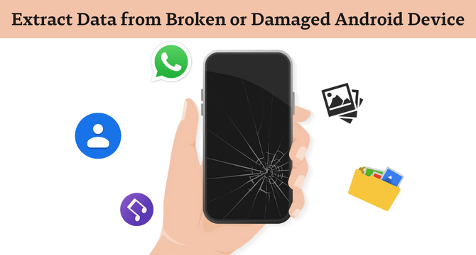 extract data from broken android