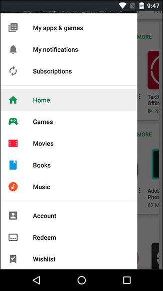 Google Play App Library