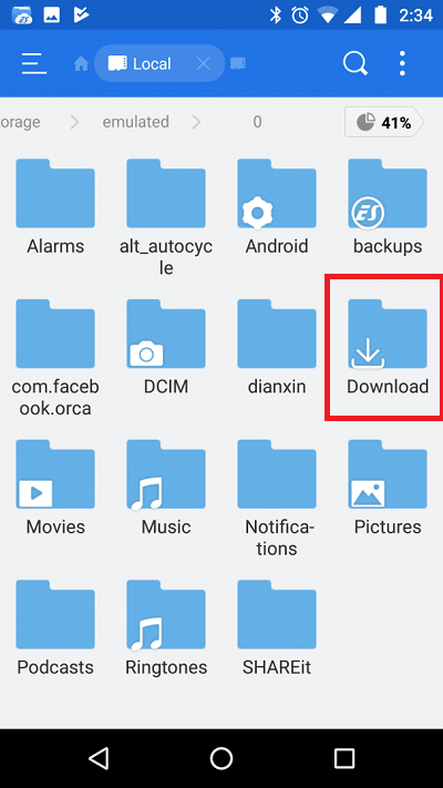 Open the Files app to delete downloaded files
