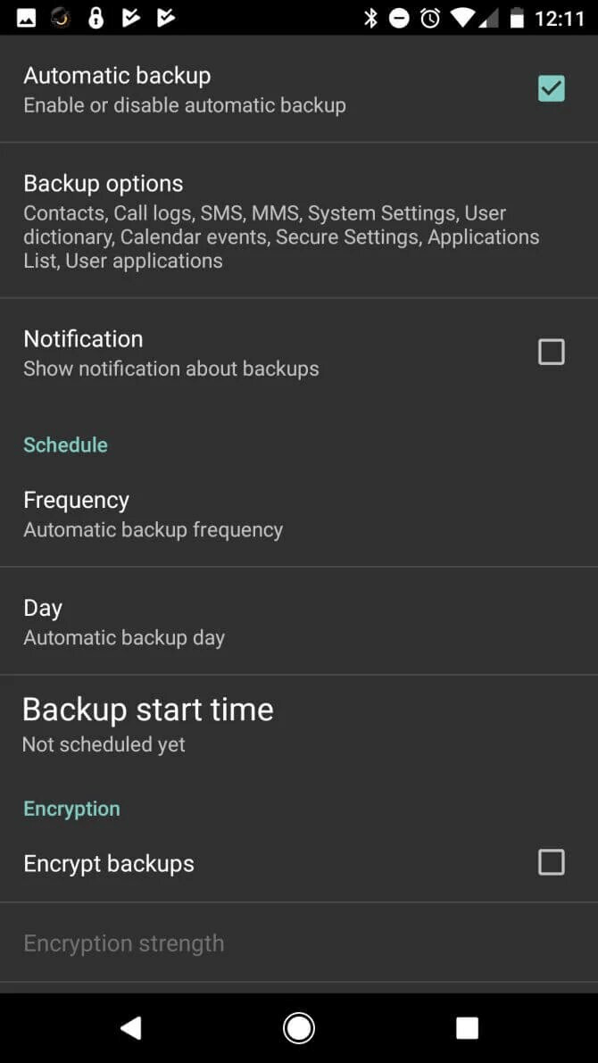 restore notes from the backup android cloud