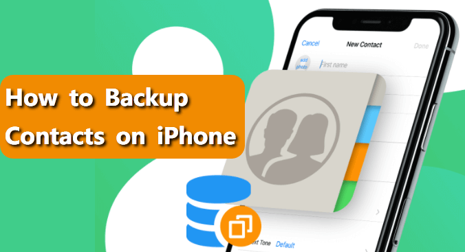 backup contacts on iphone