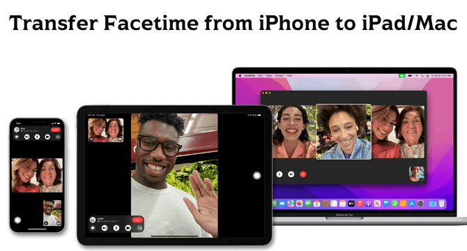 transfer facetime call from iphone to ipad and mac
