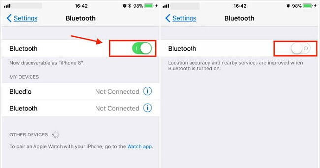 transfer iphone to ipad via bluetooth