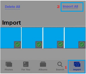 import photos to iphone