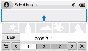 select images to transfer