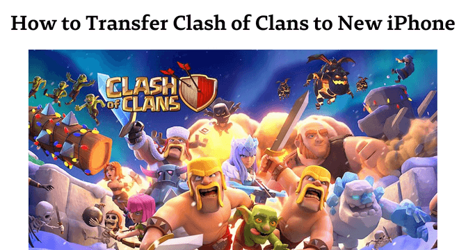 transfer coc to new iphone