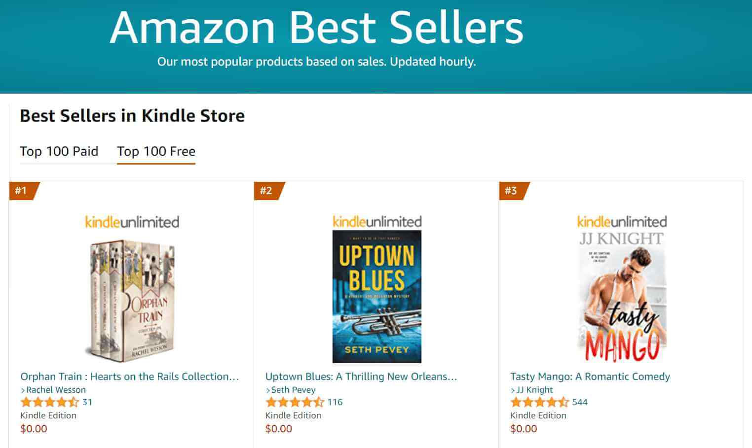 amazon best selling free ebooks