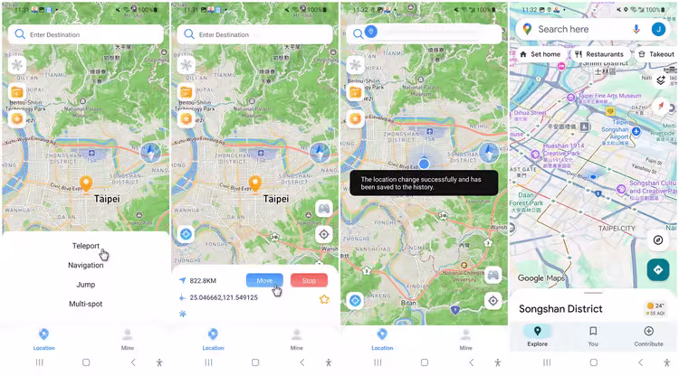 anyto android teleport