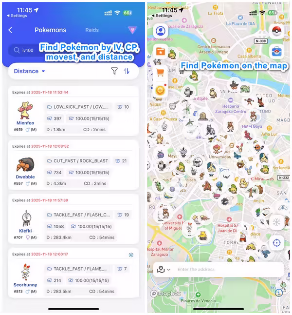 anyto pokemon go spawn map