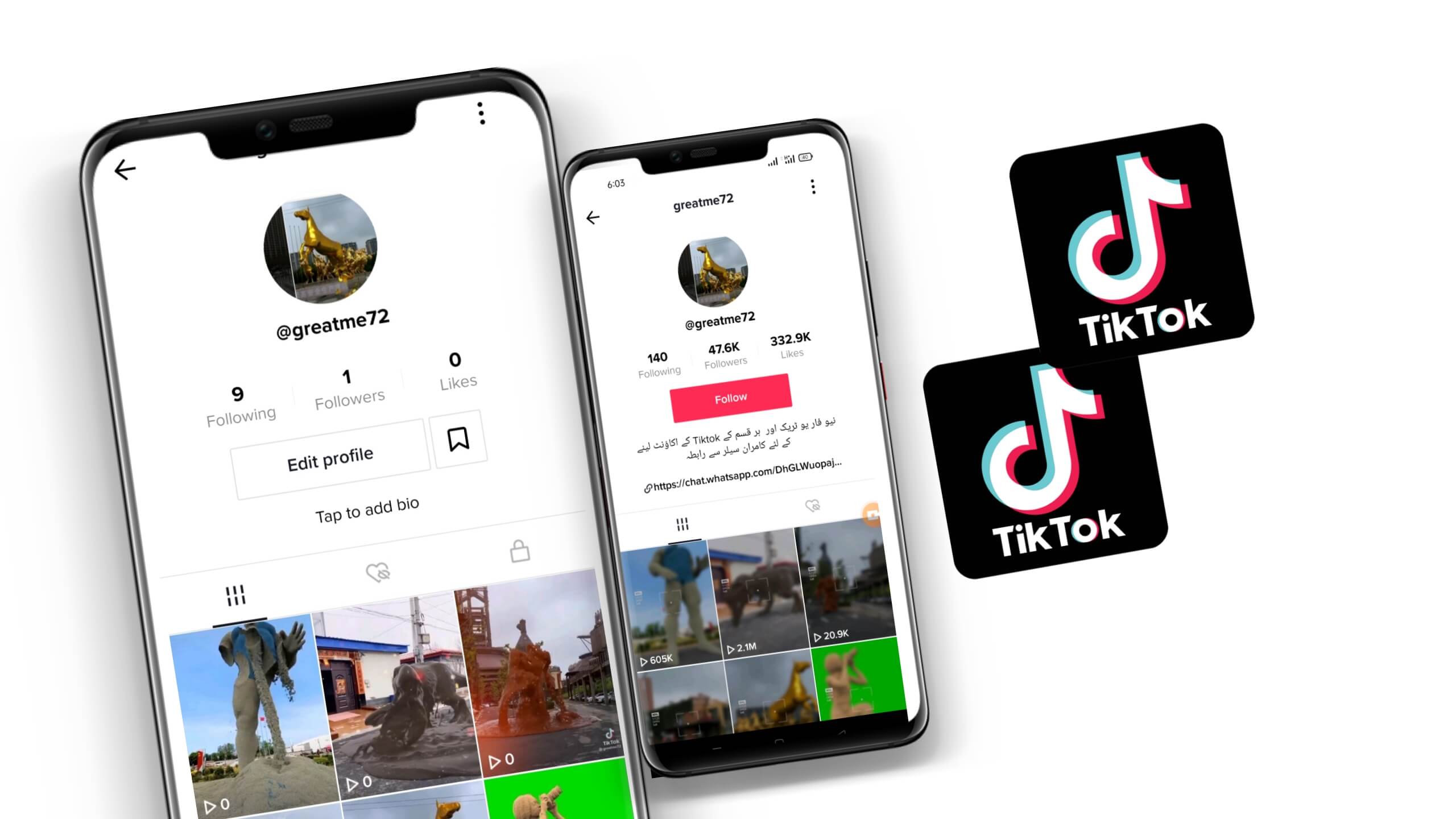 change tiktok region successful