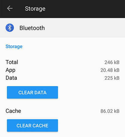 itools dongle bt not working clear bluetooth cache