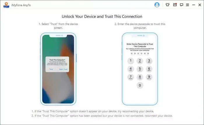 connect ios device