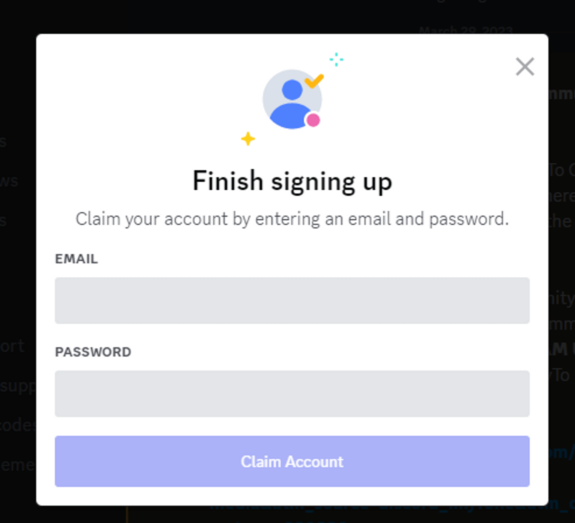 create discord account