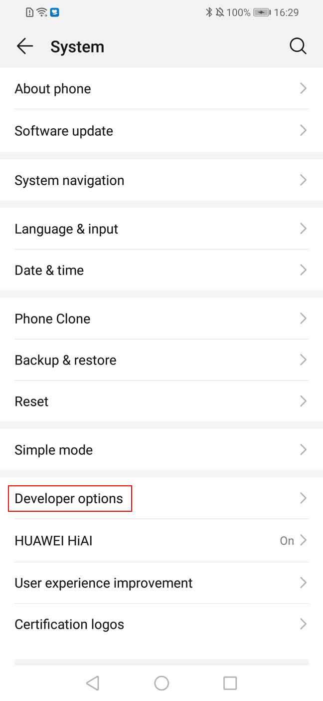 developeroptions