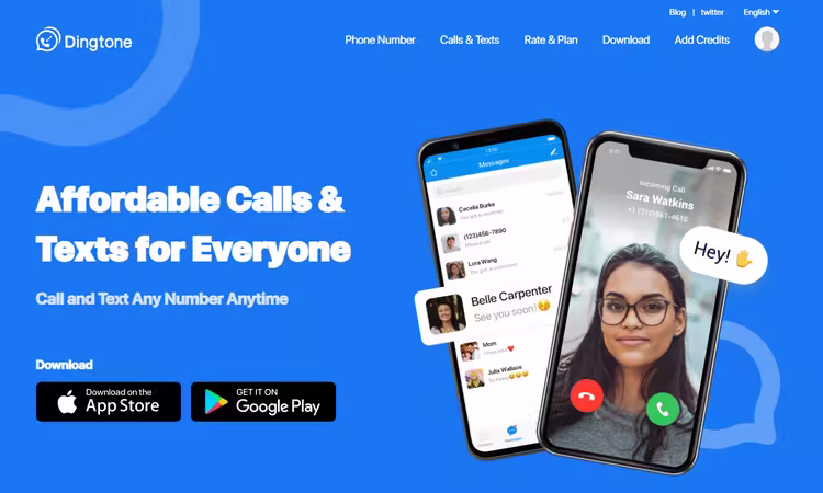 dingtone spoofing caller