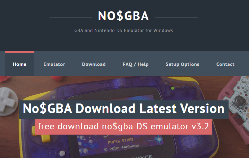 download the no$gba on windows or mac