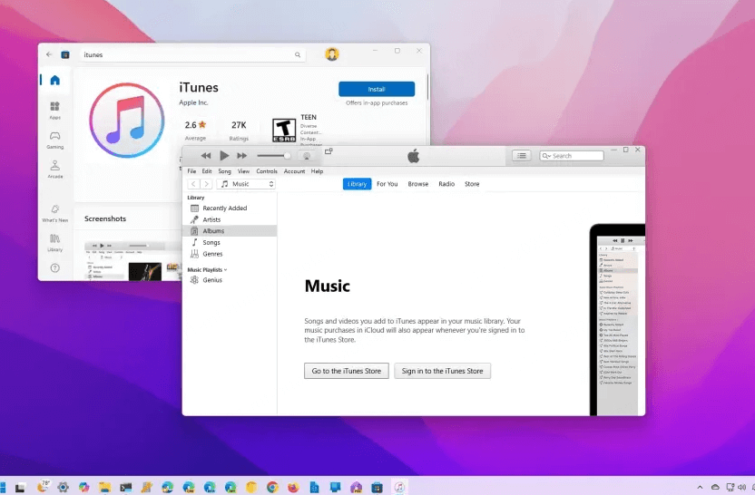 download and install itunes for pc