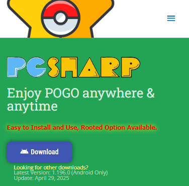download pgsharp on android