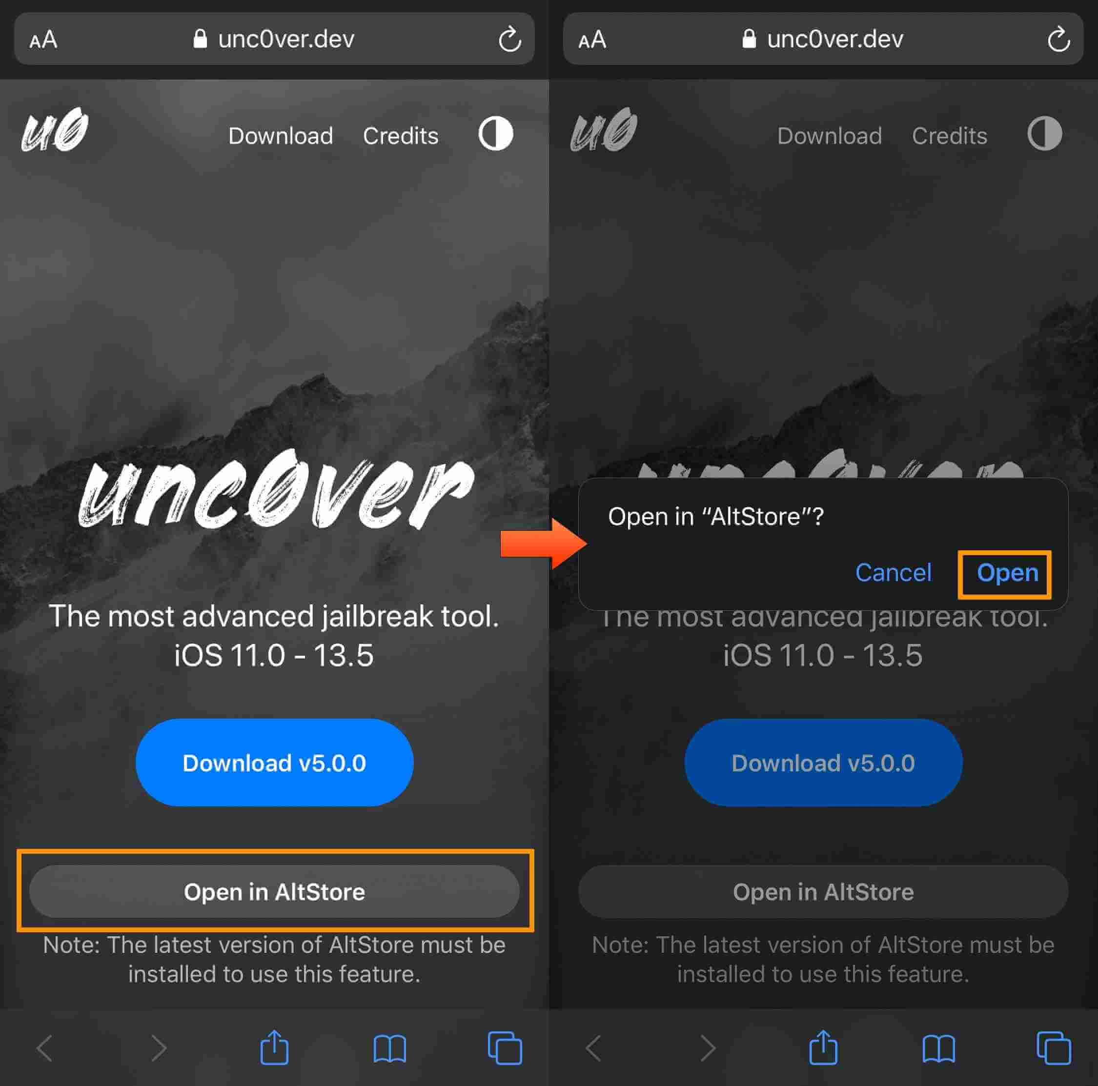 download unc0ver app to jailbreak your ios device