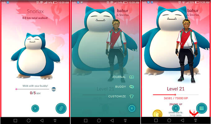 How to play with your Buddy in Pokémon Go