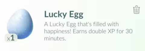 earn double xp with lucky egg