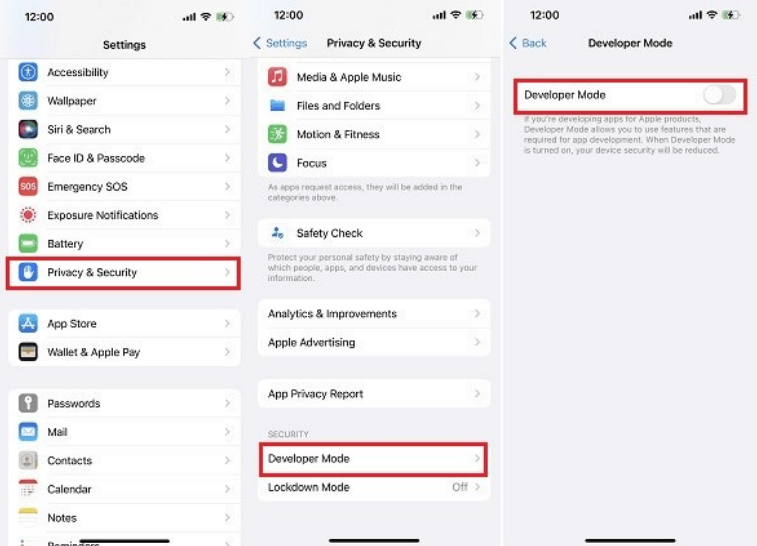 Solved How To Enable Developer Mode On IOS 17   Enable Develop Mode Setting 