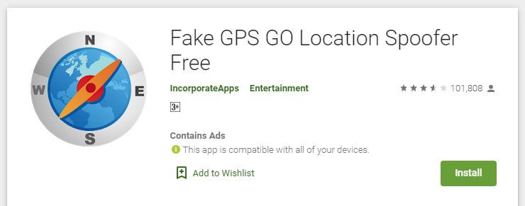 fake gps go location spoofer android