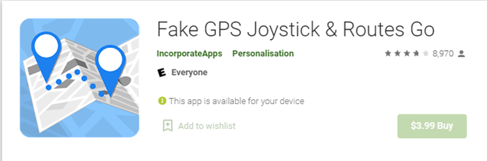 fake gps joystick routes go