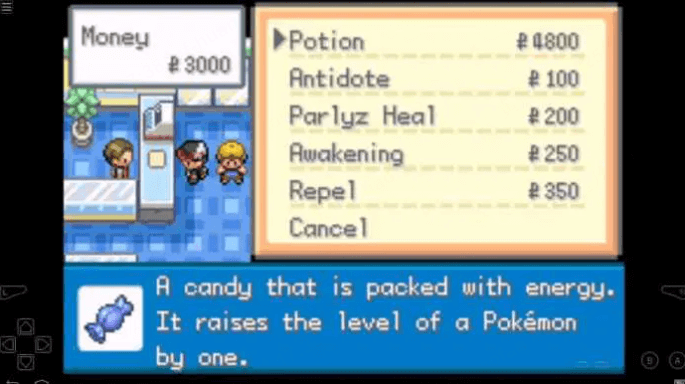 Pokemon Gaia Rare Candy Cheat