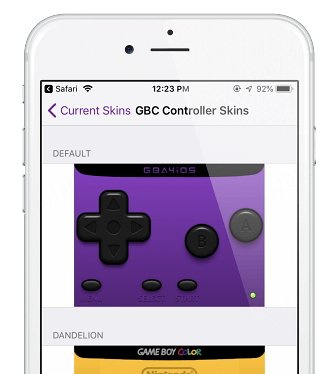 use gba4ios emulator for customization