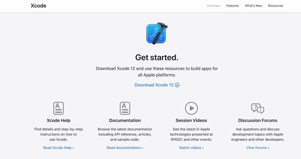 get started with xcode
