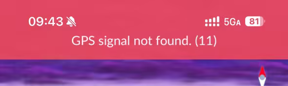 gps signal not found 11