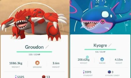 highest cp pokemon in pokemon go groudon