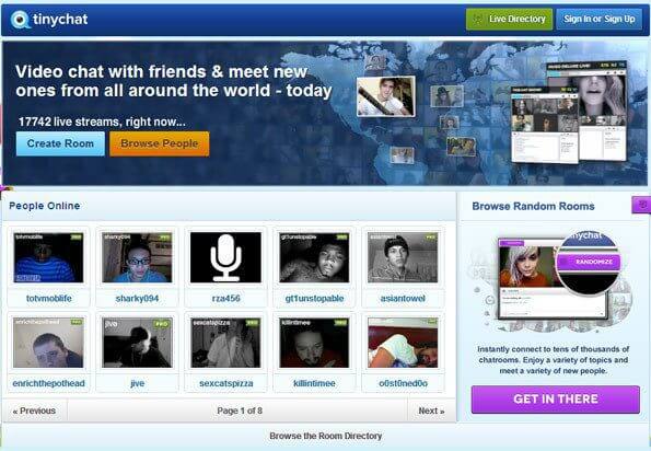 how does tinychat location work