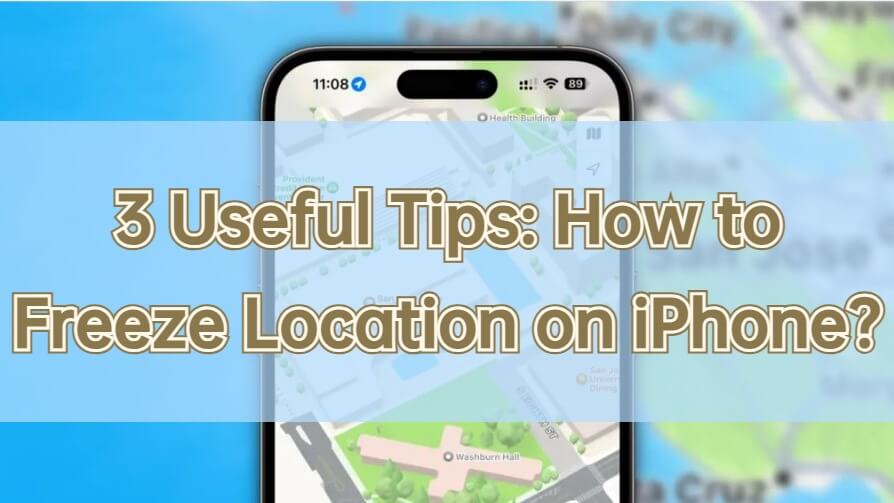 how to freeze location on iphone