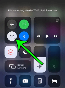 how to turn off wifi on iphone