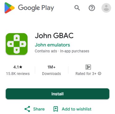 download john gbac from play store