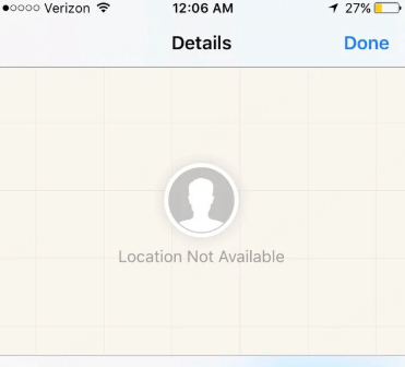 location not available iphone