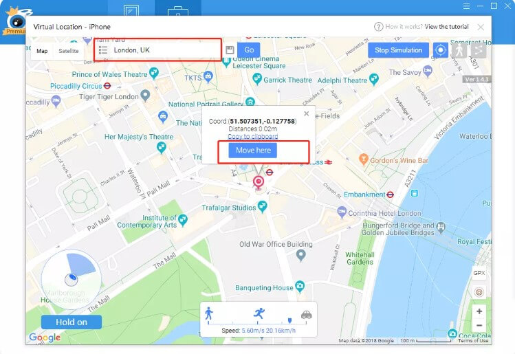 itools virtual location