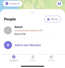 life360 says location off but they are on