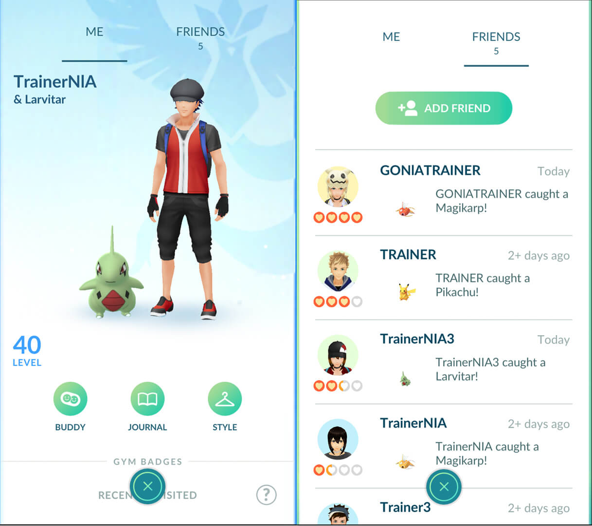 make more friends in pokemon go