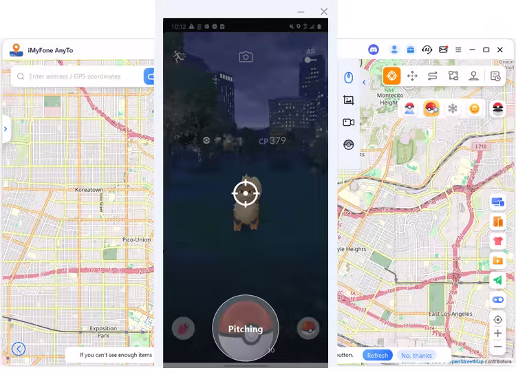 mirror screening pokemon go on pc with anyto