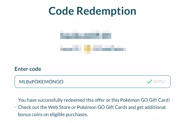 pokemon go promo code