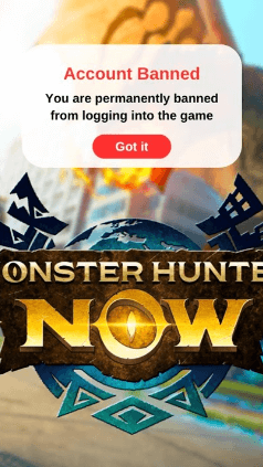 monster hunter now account disable