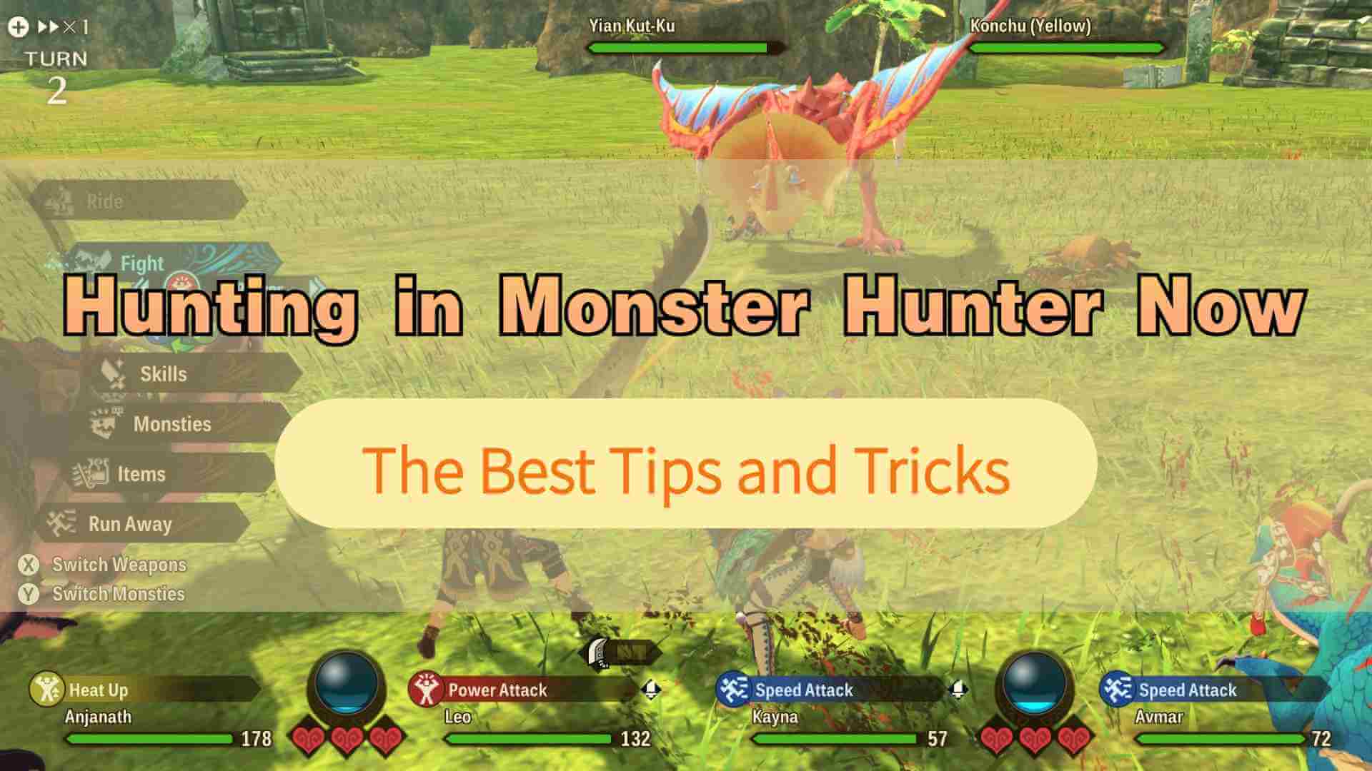 monster hunter now tips and tricks