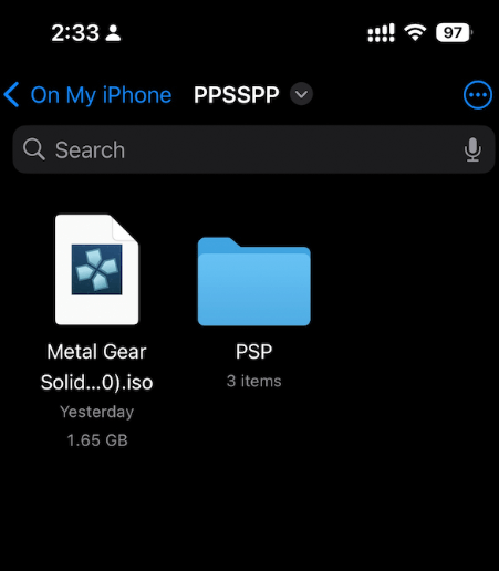 load gba roms to ppsspp folder