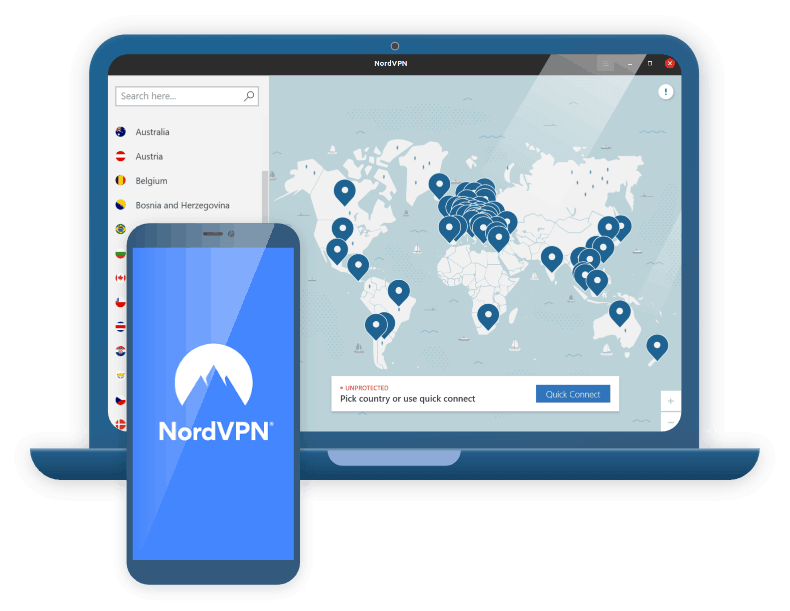 nordvpn change location